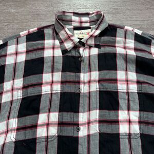 Denim & Supply Shirt Womens Medium Plaid Oversized Button Up Casual Cotton Ralph